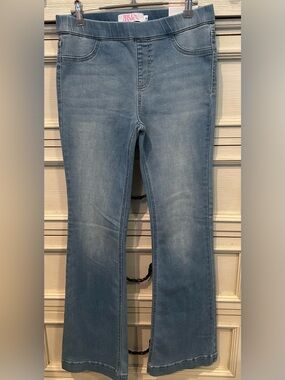 Light Blue Flare Jeans — Women's Stretch Denim